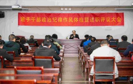 強(qiáng)化責(zé)任、提振精神，奮發(fā)進(jìn)取、邁出新步！ ---班子干部政治紀(jì)律作風(fēng)檢視暨述職評議情況